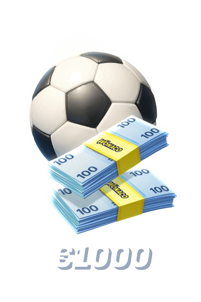 Realiza una apuesta de 1000 € en deportes